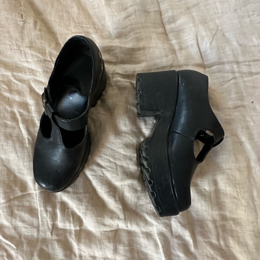 Chunky Platform Mary Janes
